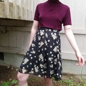 Vintage Floral Skirt